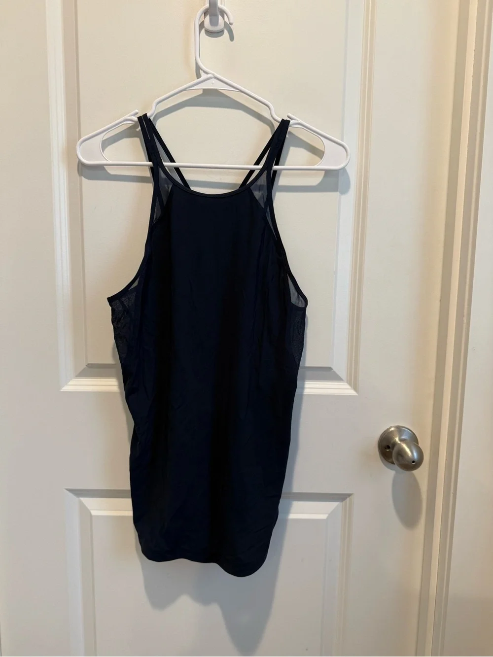 Lululemon Navy Mesh Racerback Workout Tank Top Size Small